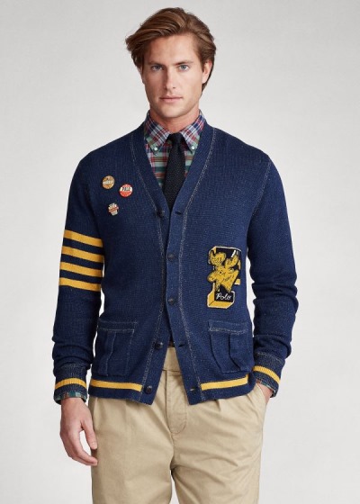 Cardigan Polo Ralph Lauren Letterman Homem 90238-SZNY